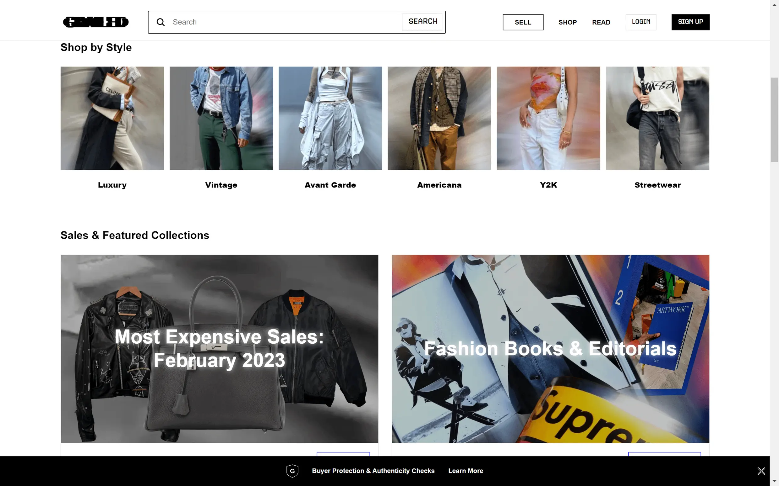 Grailed screenshot 2