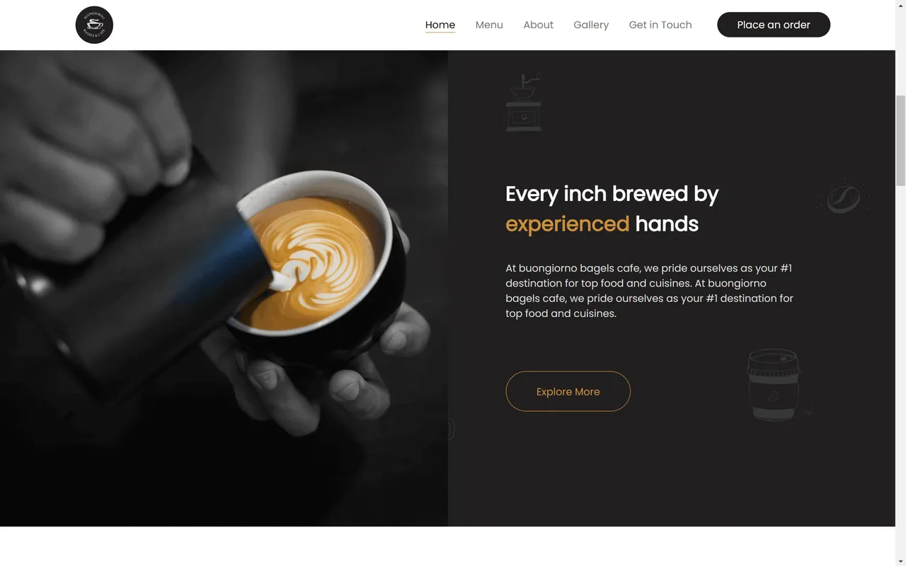 Buongiorno Bagels screenshot 1