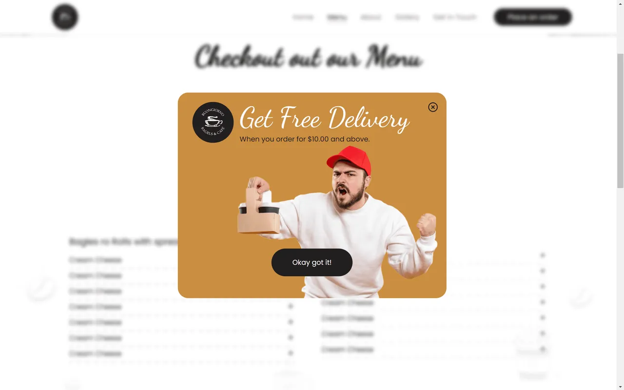 Buongiorno Bagels screenshot 5