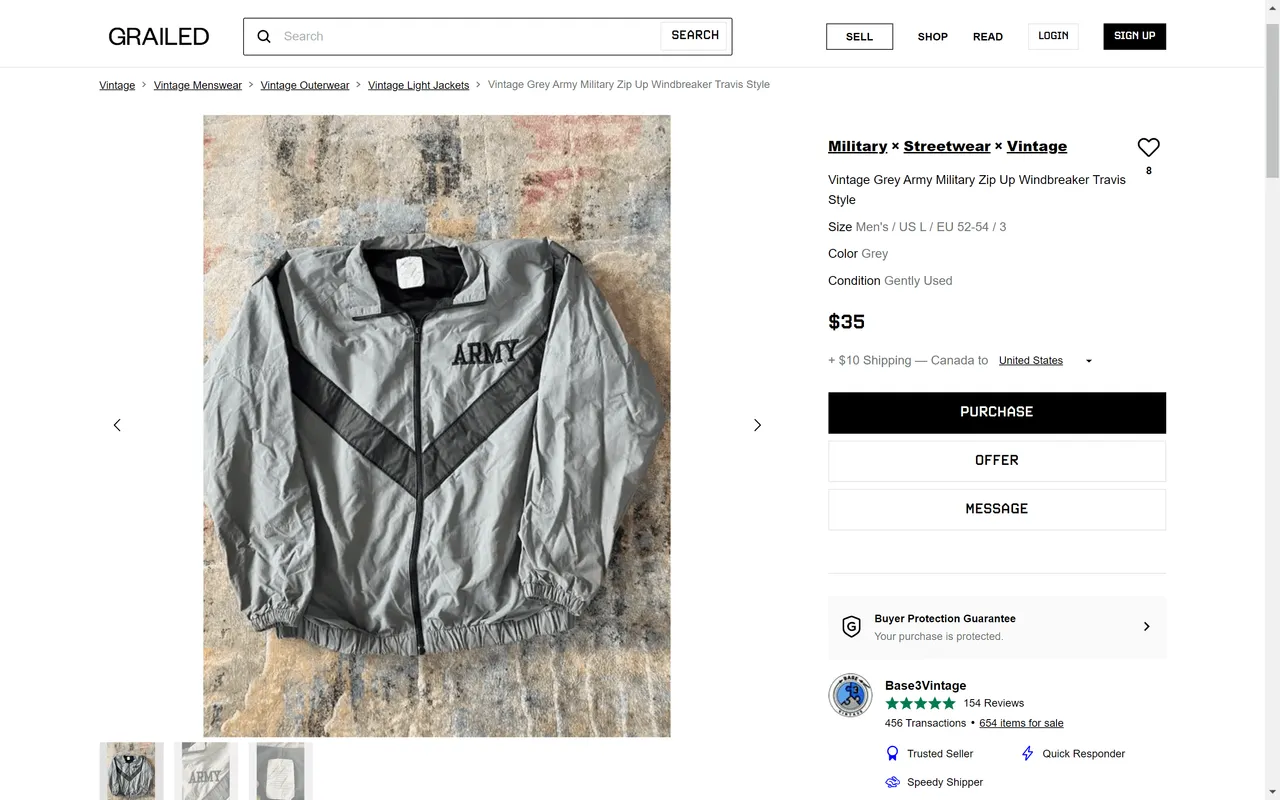 Grailed screenshot 11