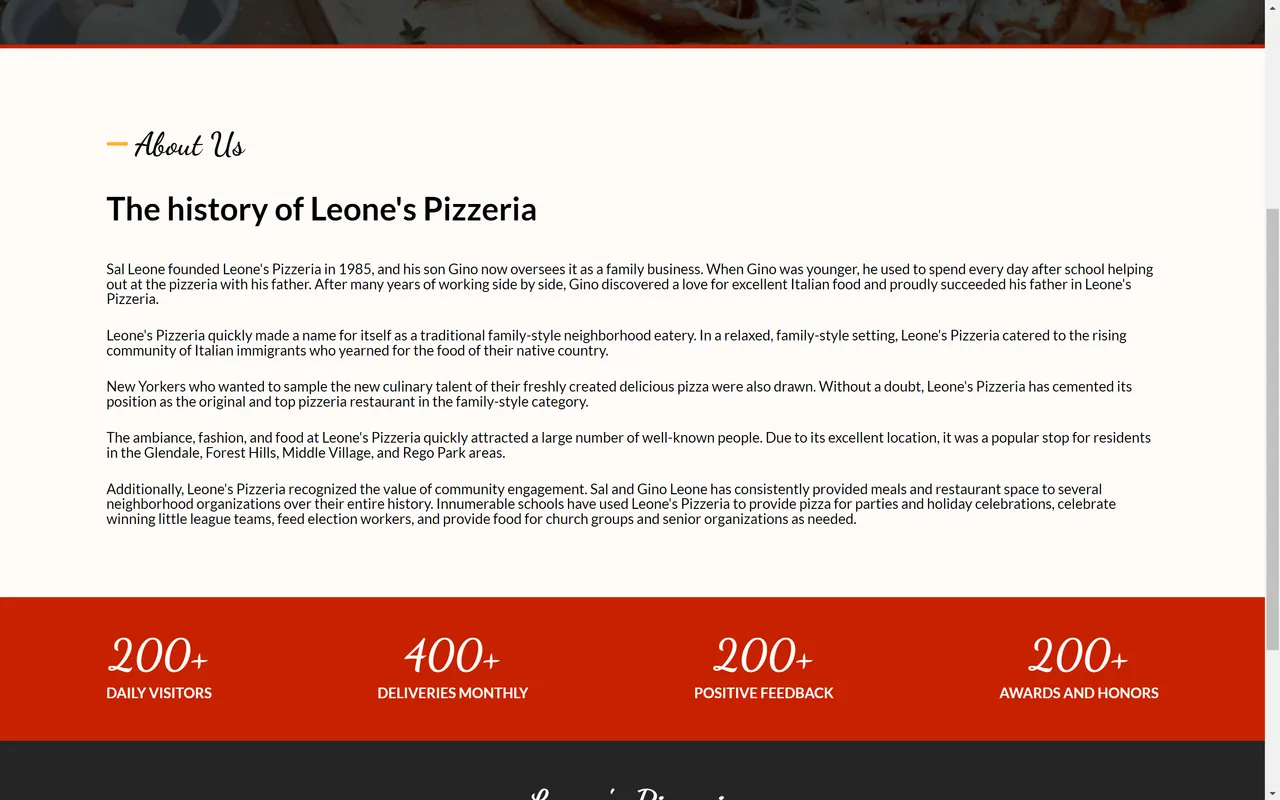 Leones Pizzeria screenshot 4