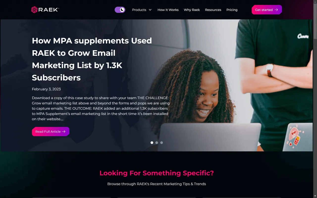 Raekdata screenshot 3